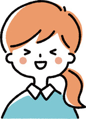 はしゃぐ女の子