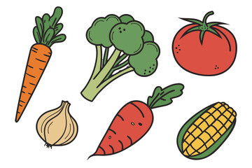 Assorted fresh vegetables