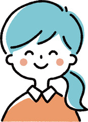 にっこり女の子