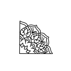 mandala ornament corner