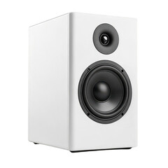 Obraz premium White speaker isolated on transparent background