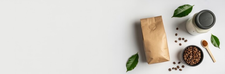 Fresh coffee beans and natural ingredients for a perfect brew.