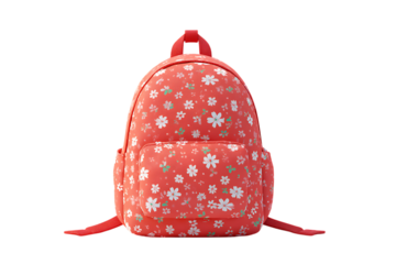 Floral backpack for kids, spring fashion accessory