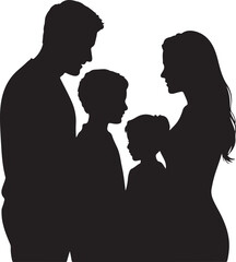 Couple standing with their baby