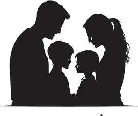 Couple standing with their baby