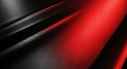 Abstract Red and Black Brushed Metal Texture