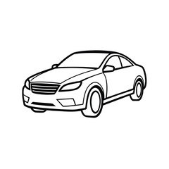 car vector line art on white background (1)