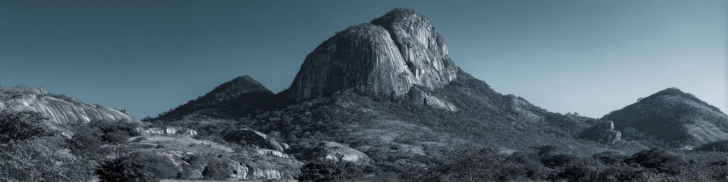 Swaziland Independence Day Sibebe Mountain Premium Outdoor Adventure Landscape with Scenic Foothills for Modern Summer Travel Marketing and Youth Exploration Campaigns