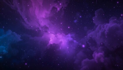 Digital space background, purple