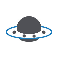 UFO Vector icon which can easily modify or edit