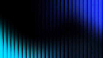 Blue gradient with a glass effect on a black background, a futuristic look featuring cool glow, soft waves, and transparent layers that create a sense of motion