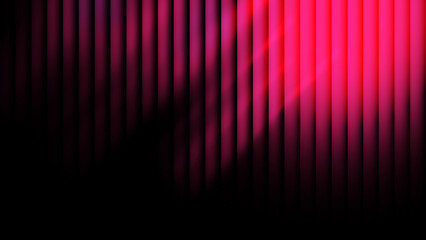 Glass effect with pink gradient on a black background, a futuristic look featuring cool glow, soft waves, and transparent layers that create a sense of motion