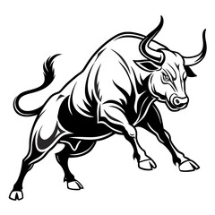 vector illustration of a rhino