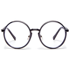 Fototapeta premium round black eyeglasses classic style spectacles
