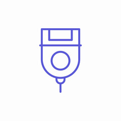 electric hair remover icon sign vector