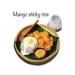 Mango sticky rice