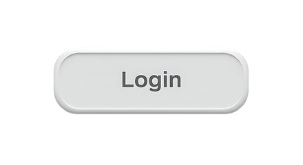 Login Button Graphic with Rounded Corners and Clean Design