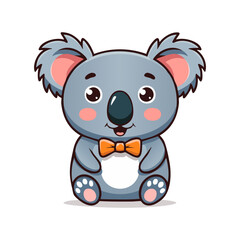 Cute Koala with Bow Tie