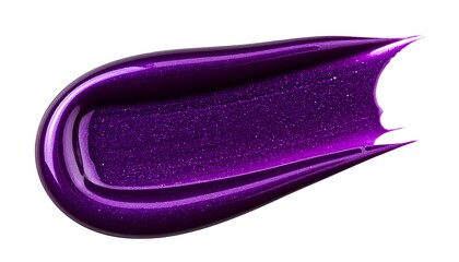 Purple Glossy Paint Swirl.