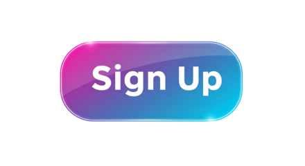 Shiny Sign Up Button with Pink and Blue Gradient