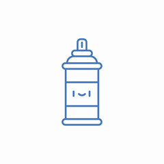 spray paint happy icon sign vector