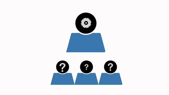 mentoriship  icon animation   simple flat