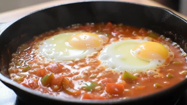 Shakshuka A Delicious and Easy Egg Dish in a Cast Iron Skillet