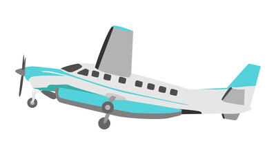 flat illustration of the plane