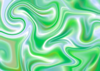 マーブル ホログラム シルク テクスチャ 緑