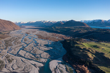 New Zealand Braided River