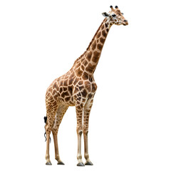 Naklejka premium Giraffe: Majestic African Animal Photography