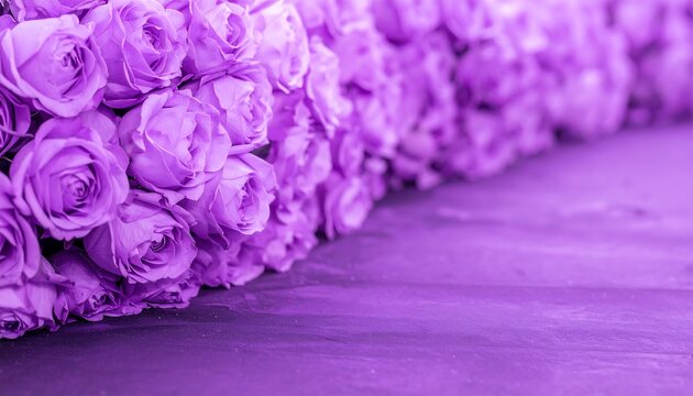 Close-up of purple roses - Powered by Adobe