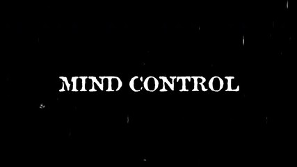 Mind Control text with glitch effects, distortion 4k video looping - Powered by Adobe