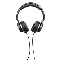 Fototapeta premium Modern Wireless Headphones Studio Photo with Transparent Background