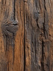 Obraz premium rustic wall of natural wood a closeup shot of a weathered wooden wall showcasing the intricate grain and texture of the natural material evokes a sense of warmth age and timeless elegance
