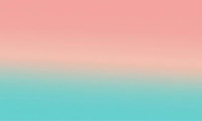 Soft Peach and Aqua Gradient: Calm, Serene, Pastel Color Blend Background Texture