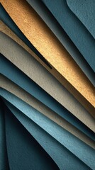 Obraz premium Abstract layered design with muted tones and textured paper effect