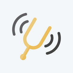 Icon Audio Book. related to Instruments symbol. flat style. design editable