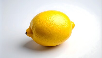 Fresh Yellow Lemon Fruit Studio Shot.