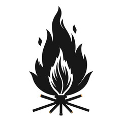 Burning Sage Bundle vector clean black silhouette design white background