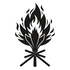 Burning Sage Bundle vector clean black silhouette design white background