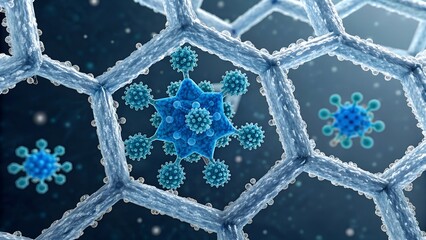 ultramarine protein structures frozen in a crystal