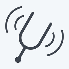 Icon Audio Book. related to Instruments symbol. glyph style. design editable