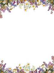 frame of colorful flowers
Vintage flowers frame