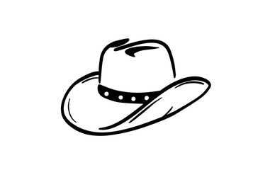 Western cowboy hat 