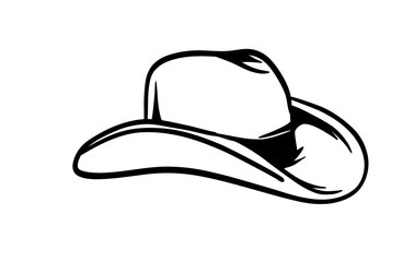 Cowboy hat drawing
