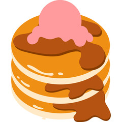 Pancakes Illustration