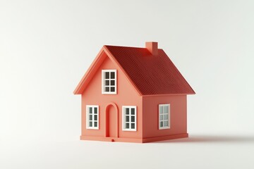 Cute small house architecture model real estate investment