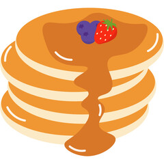 Pancakes Illustration