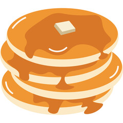 Pancakes Illustration
